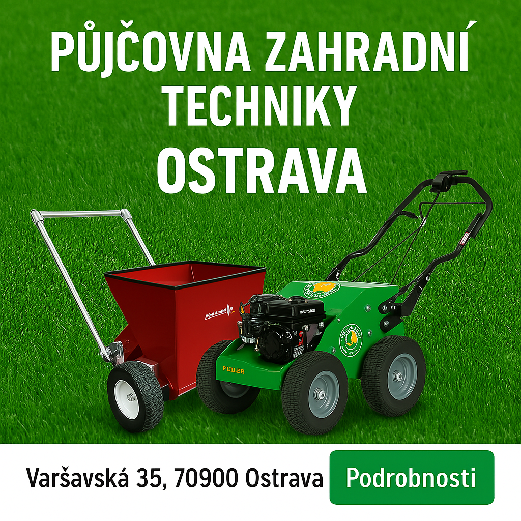 půjčovna zahradní techniky