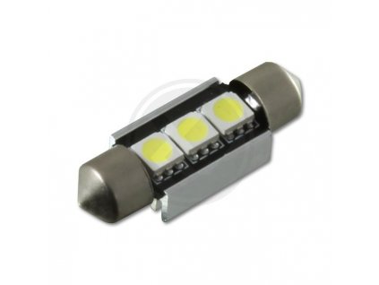 LED C5W 3 SMD 5050 bílá CAN BUS 36mm