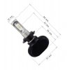 Sada LED zarovek H7 CSP 50W 8000 lm 2833 7