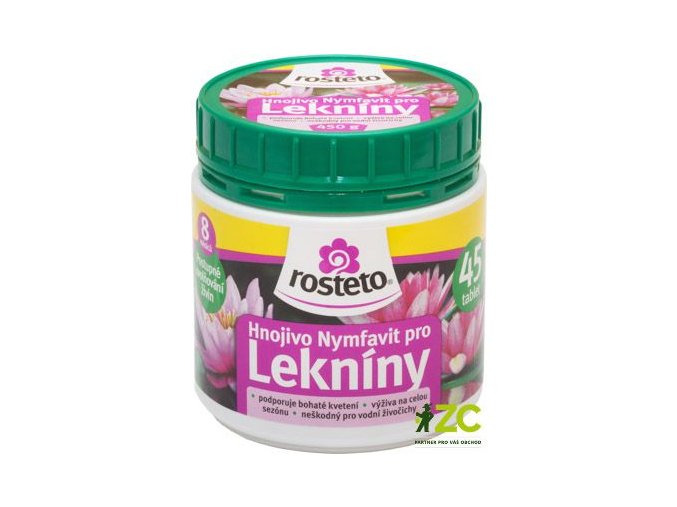 Nymfavit Rosteto - hnojivo na lekníny 450 g