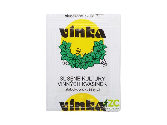 Vinka - sušené kultury vinných kvasinek 0,6 g