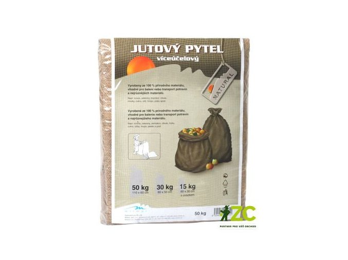 Jutový pytel 50 kg (60x110 cm)