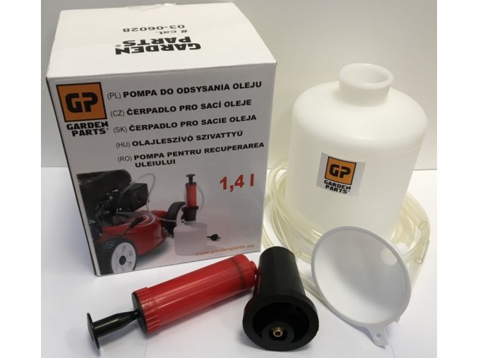 GARDEN PARTS - Čerpadlo pro sací oleje 1,4l