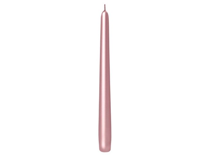 Svíčka kónická Emocio Classic 22 x 240 mm - metal rosegold