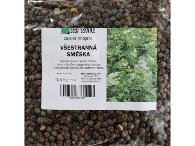 vsestranna smes zelene hnojeni