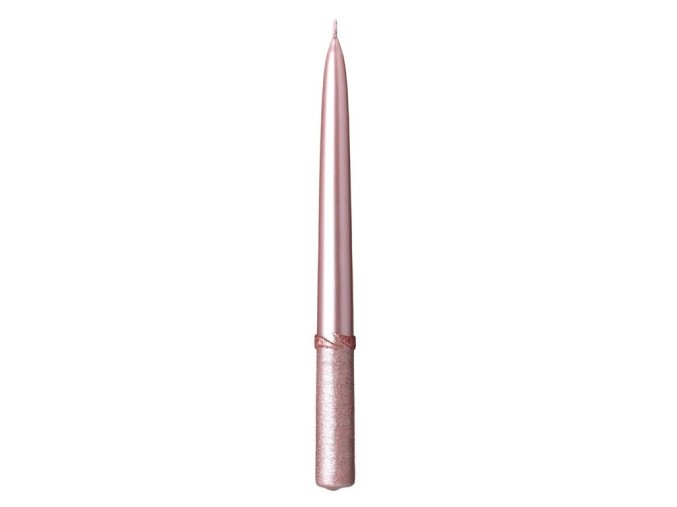 svicka konicka drapana s vlnkou 22 x 230 mm ruzova
