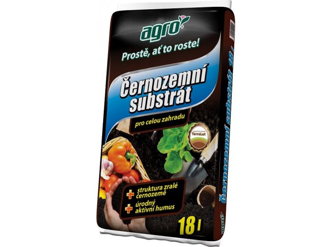 agro cernozemni substrat pro celou zahradu 18 l