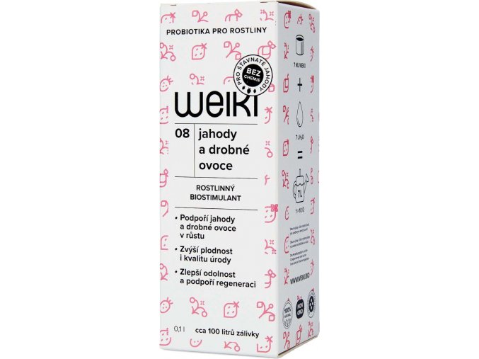 weiki n08 100 ml jahody a drobne ovoce