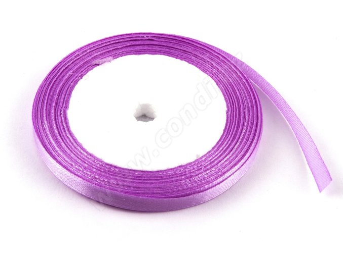 stuha satenova 0 65 cm x 23 m ruzovofialova