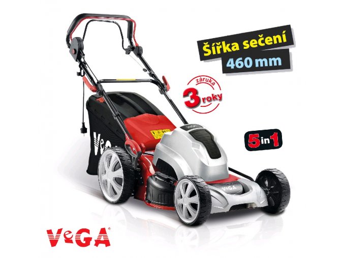 VeGa 4618 SXH 5in1 - elektrická sekačka s pojezdem