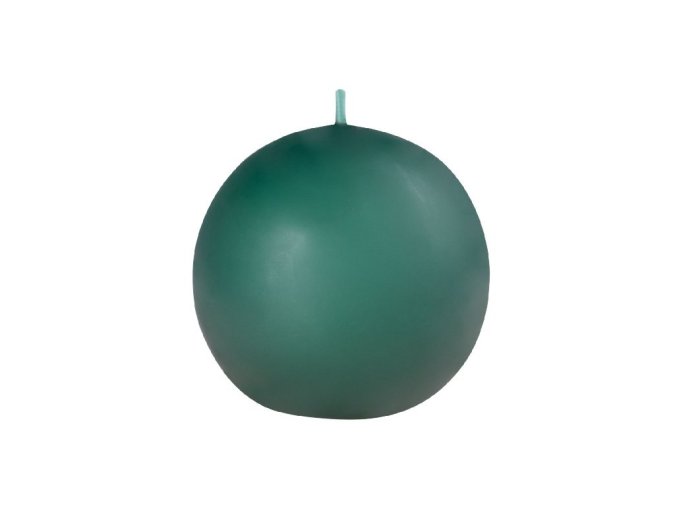 Svíčka koule 56 mm tm. zelená