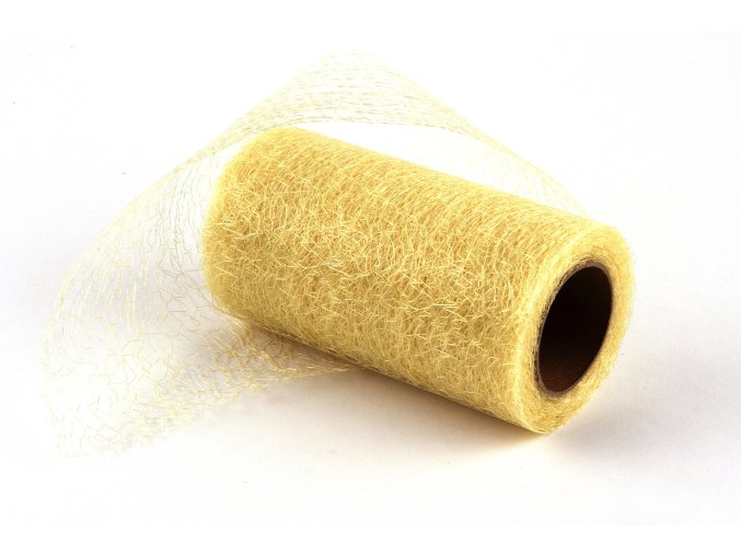 Stuha Fibre 12 cm x 9.1 m - šampań