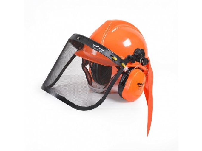 HECHT 900100 - ochranná helma se sluchátky a štítem CE