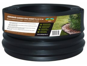 Obrubnik GARDEN EDGE skrytá černá 9 x 0,12m d 2 mm