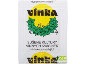 Vinka - sušené kultury vinných kvasinek 0,6 g
