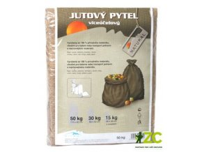 Jutový pytel 15 kg s úvazkem (30x60 cm)