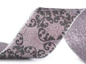 STUHA - brokátová s drátem 40 mm - 1 m