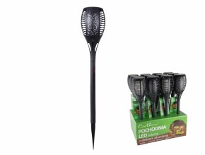 Louč solární LED efekt plamene plastová 49-58cm