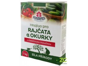 rosteto hnojivo s cedicovou mouckou rajcata a okurky 1 kg