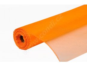 stuha organza snow 12 cm x 9 1 m oranzova