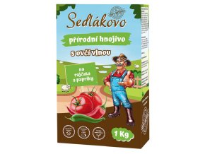 Sedlákovo hnojivo s ovčí vlnou na rajčata a papriky 1 kg