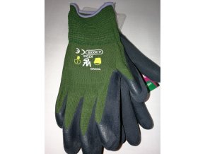 ROSTETO KIDS - dětské pracovní rukavice zelené