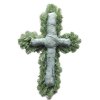 Kříž umělé jehličí - 50 cm zelený