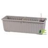 PLASTIA - SIESTA LUX - Truhlík samozavlažovací Taupe 60 cm