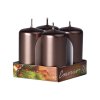svicka valec 4 ks 40 x 75 mm metal hneda