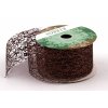 Stuha Fibre třpyt 4 cm x 4,6 m - bronzová