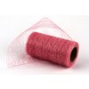 Stuha Fibre 12 cm x 9.1 m - starorůžová