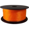Stuha Organza snow 4 cm x 9,15 m - oranžová