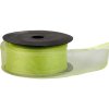 stuha organza snow 4 cm x 9 15 m sv zelena