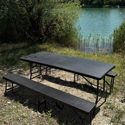 Kempingový skladací set Ventana dekor ratan