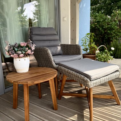 Záhradné ratanové kreslo Calvia