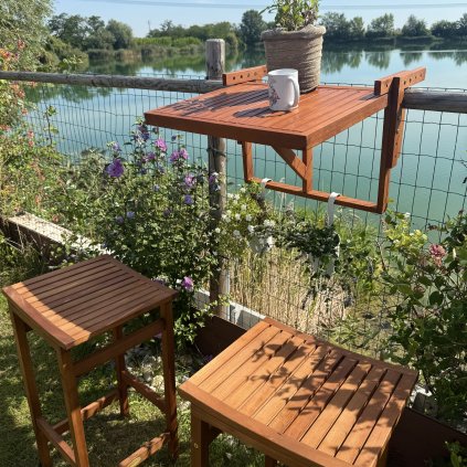 Barové stoličky Palmdale + stolík Berkeley