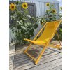 Plážové lehátko – žlté prevedenie