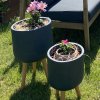 Záhradný kvetináč Elegance - 2 ks