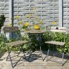 Bistro set – Lugo – 2 osoby – dekor drevo