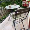 Bistro set – Lugo – 2 osoby – dekor drevo