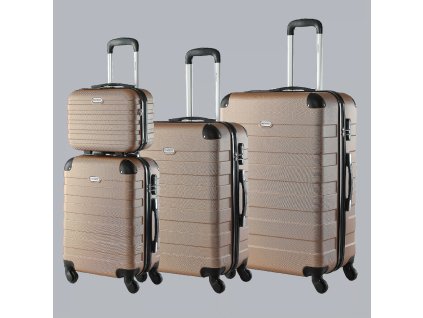 12765 set cestovnych kufrov essential 4 dielny champagne