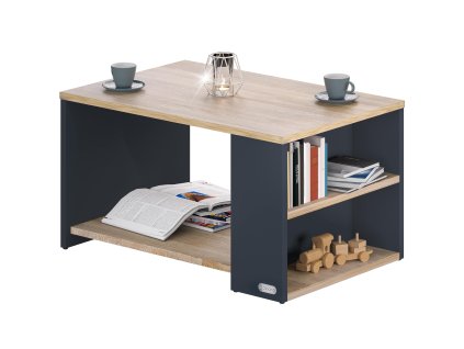 12843 konferencny stolik santa cruz 90x60x50 cm drevo sivy