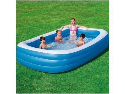 Plavecký bazénik Bestway "Blue Rectangular Family Pool" 305x183x56cm 123835
