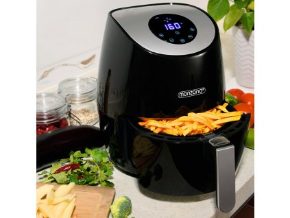 Teplovzdušná fritéza FRYER 1 black - 9 v 1 s dotykovým displejom 1485 W 3,6 l 128798