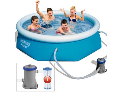 Bazén - Bestway Fast set - O 244 cm V 66 cm + príslušenstvo 4165