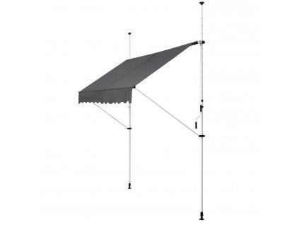 Upínacia markíza Kuwait 300 x 120 cm šedá 174756