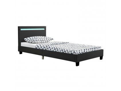 Čalúnená posteľ Verona 90 x 200 cm - čierna