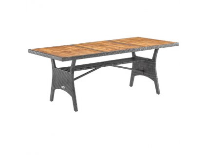 Ratanový stôl Takeo 190x90x75cm - agát