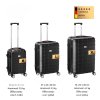 Sada cestovných kufrov 3-dielna s príslušenstvom - čierna rozmery