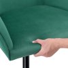 Kreslo Tarje so zamatovým poťahom – zelené materiál